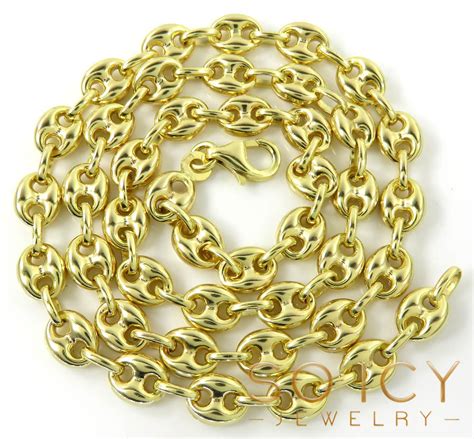 gucci link chain 14k gold